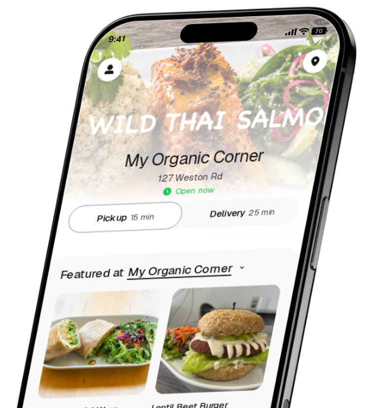 My Organic Corner app preview