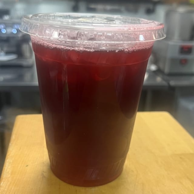 Hibiscus Iced Tea.