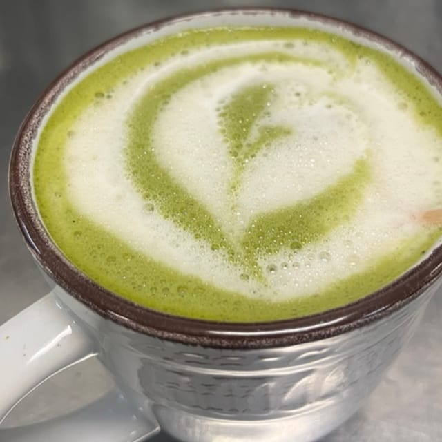Oat Milk Matcha Green Tea.