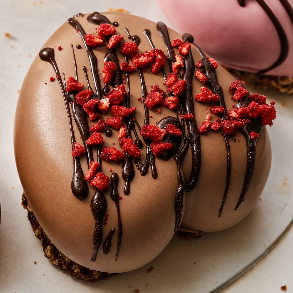 Raw Chocolate Heart Cake.