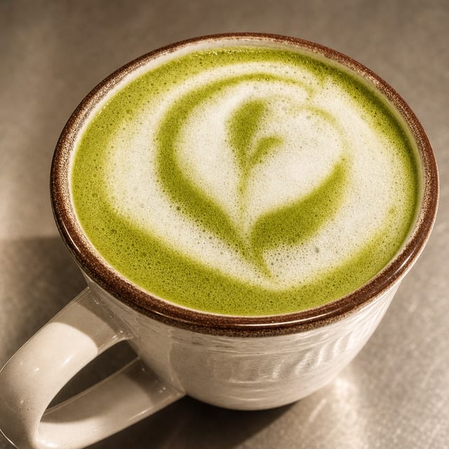 Oat Milk Matcha Green Tea.