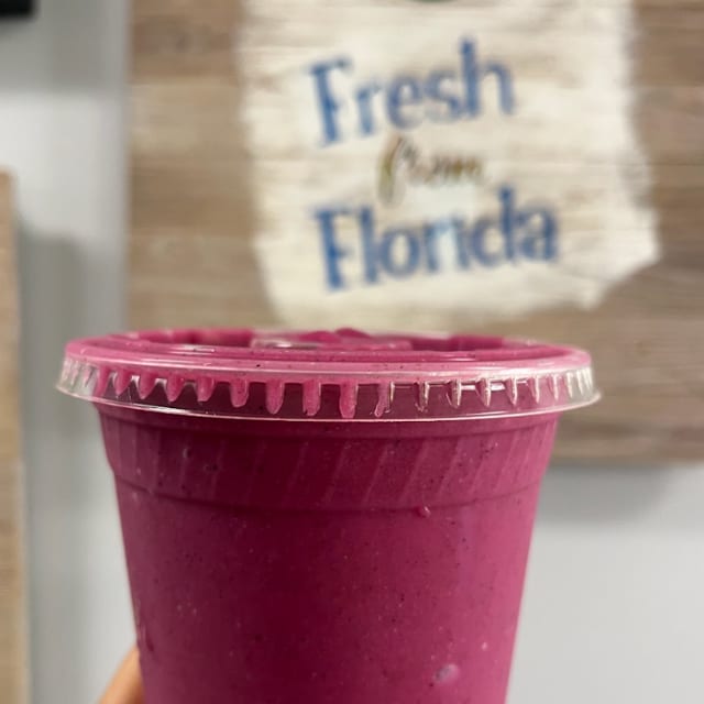 Passion Fruit Smoothie.