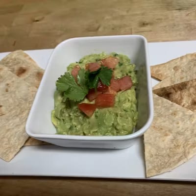 Guacamole with Chips.