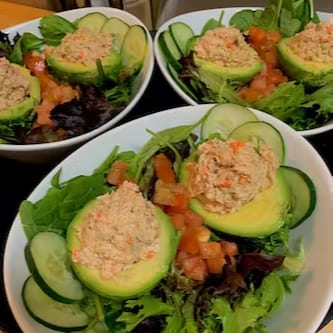 Avocado Tuna Boat Bowl (Non-vegan).